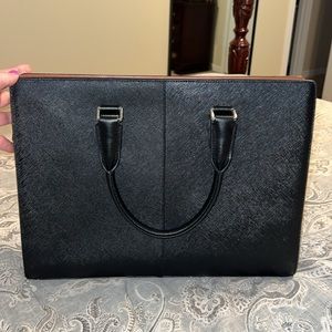 Machk Womens Leather Laptop Briefcase — Male and Female